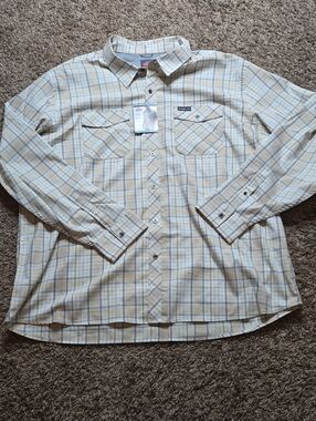 Wrangler Outdoor All Season Stretch Regular Fit 3XL Plus Size Shirt Top